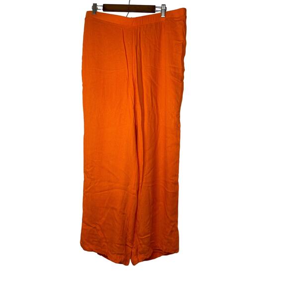 Monroe & Main slacks pants trousers women's extra large XL bright orange soft - Picture 1 of 15